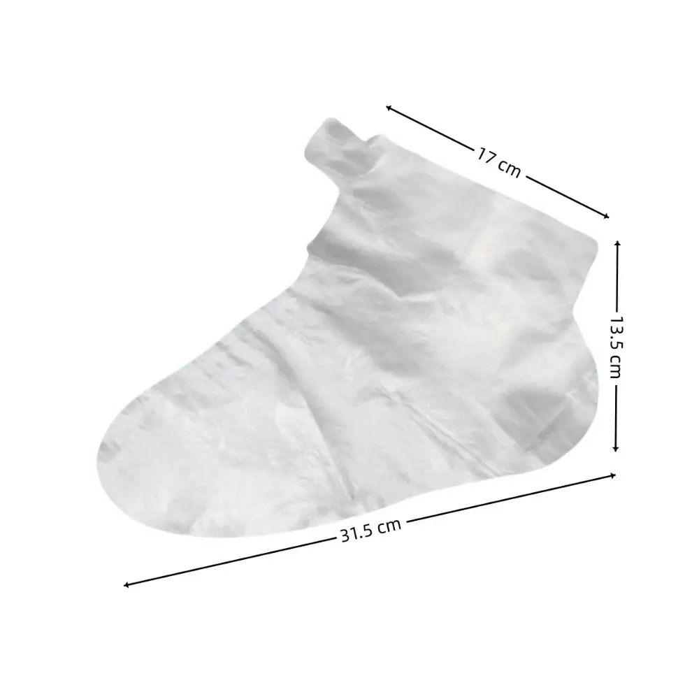 Sacs de pieds jetables transparents, 100/200/300/500 pièces, en plastique PE, pour prévenir les Infections, Film imperméable, masque pour les pieds, couvertures de SPA détox
