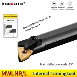 Utensili da taglio CNC a barra per tornio con inserti in metallo duro WNMG per utensili da S16Q-MWLNR06 S20R-MWLNR06 S25S-MWLNR06 serie completa