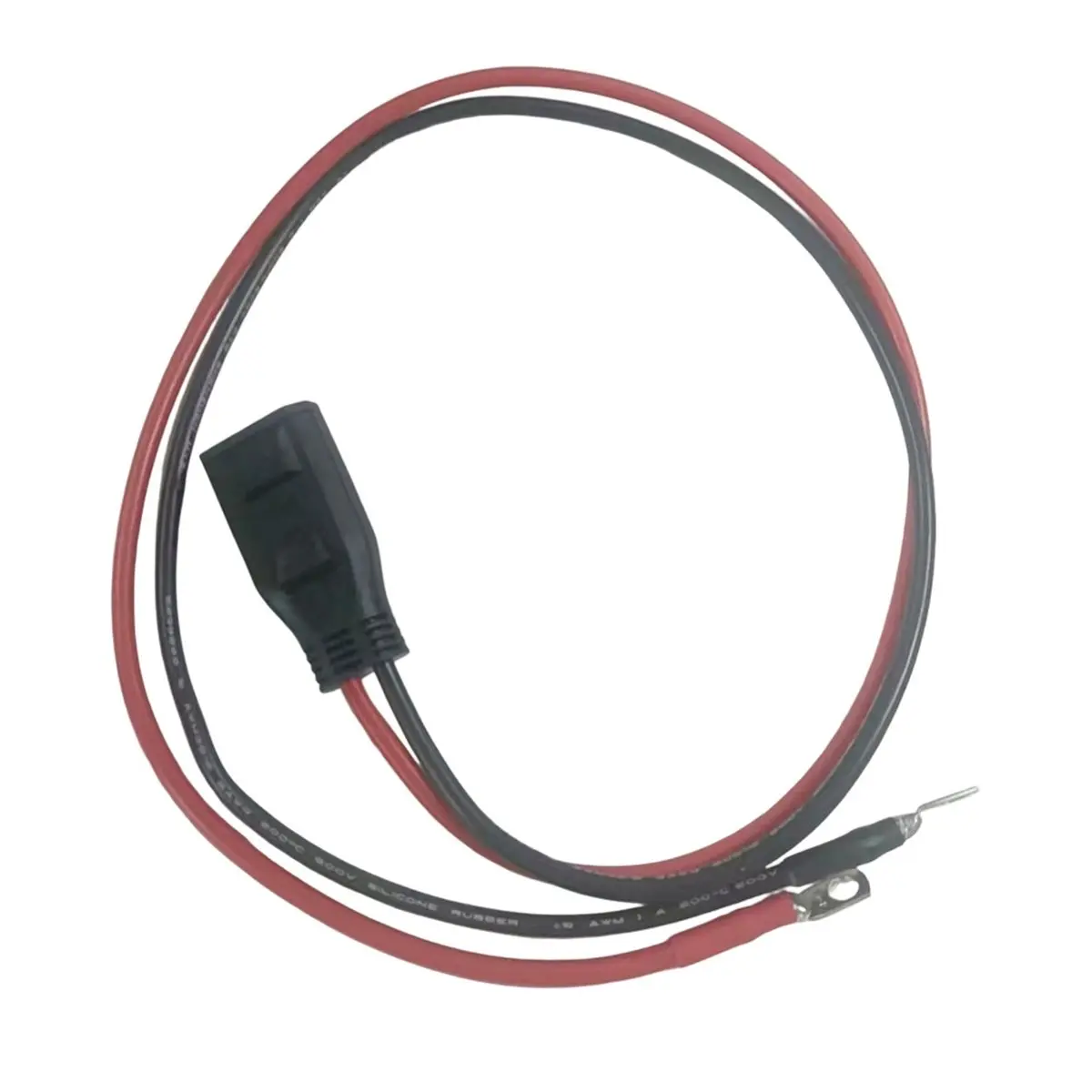 #42Q Connection Cable,1M 50A 8AWG Extension Cable for WattCycle 48V & EcoFlow D2/3 (Black & Red)