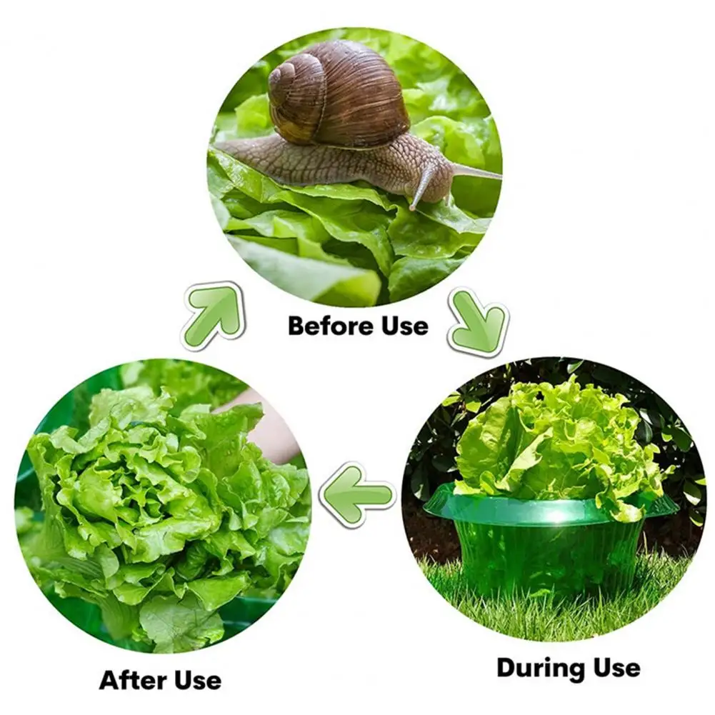 

Plant Covers Weather-resistant Garden Cloches Reusable Slug Collars Snail Defense Plant Cover Protectors for Ultimate Protection