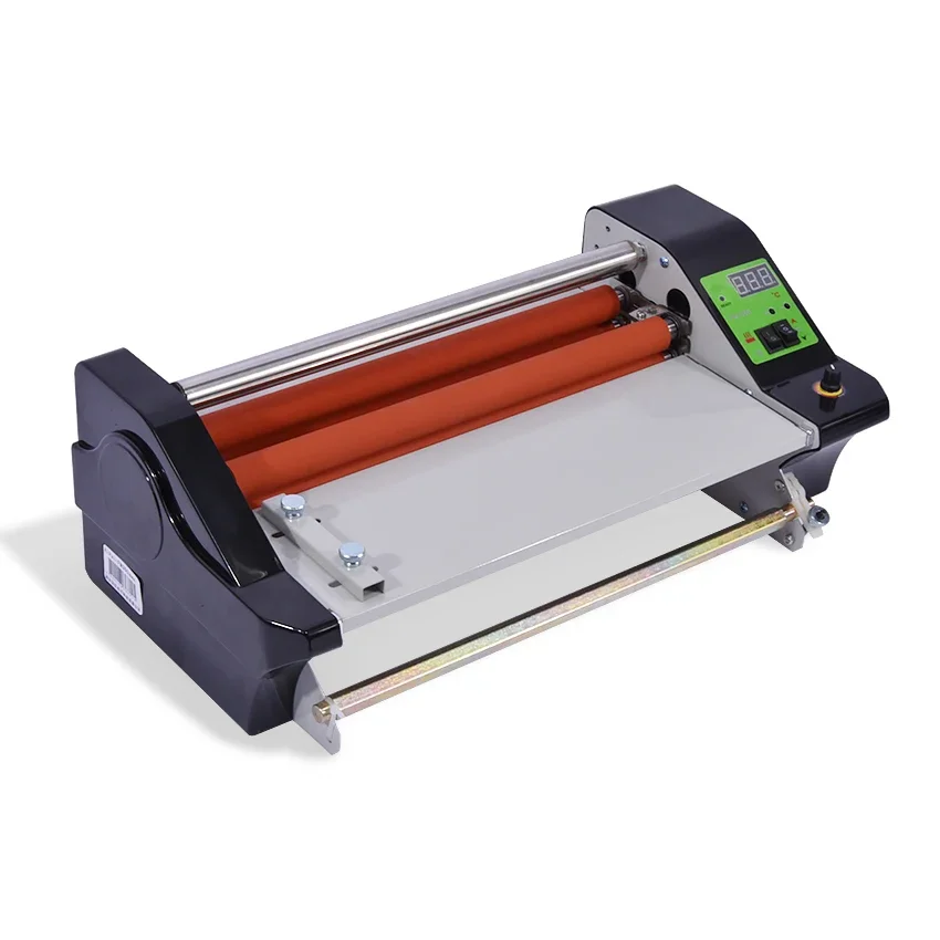 stepless speed modulation  for FM360S Hot&Cold Laminator hot mounted stickers cold mounted photo lamination film machine