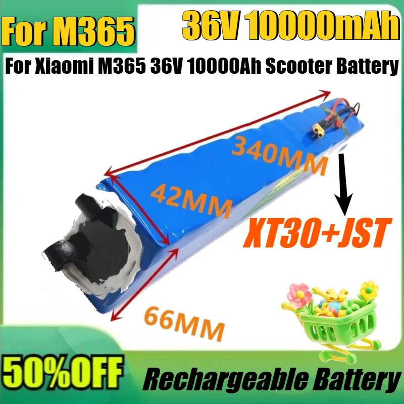 

New 36V 10Ah High Quality Battery for Xiaomi M365 36V 10000Ah Scooter Battery Pack Electric Scooter BMS
