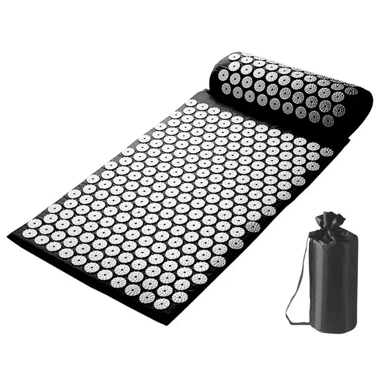 Stress Relief Items For Adults Massage Mat Pressure Mat With Pillow Pressure Back Mat Massage Mat Set Mediation Accessories For