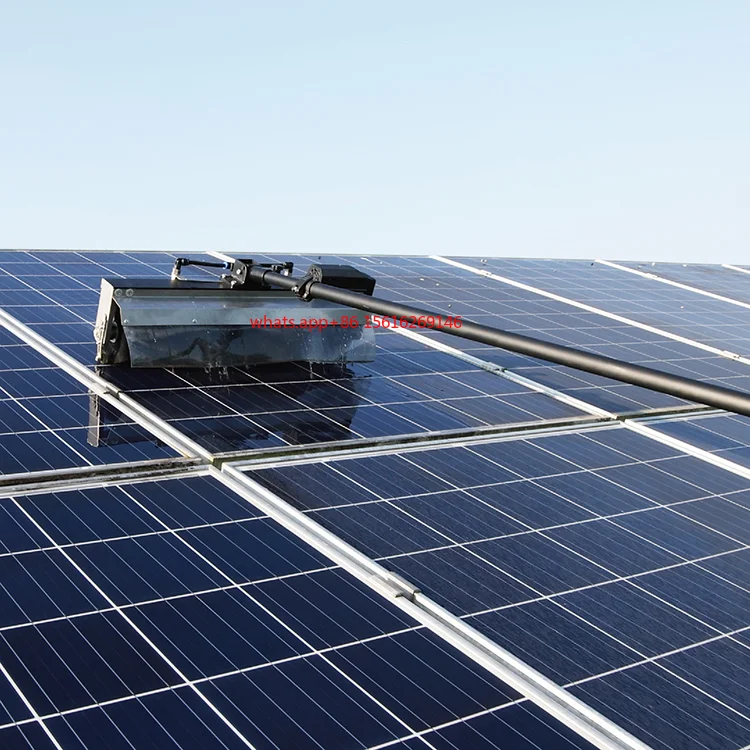

Solar Panel Cleaning Equipment Photovoltaic Cleaning Replaceable Roller Brush With 7.5M Telescopic Pole