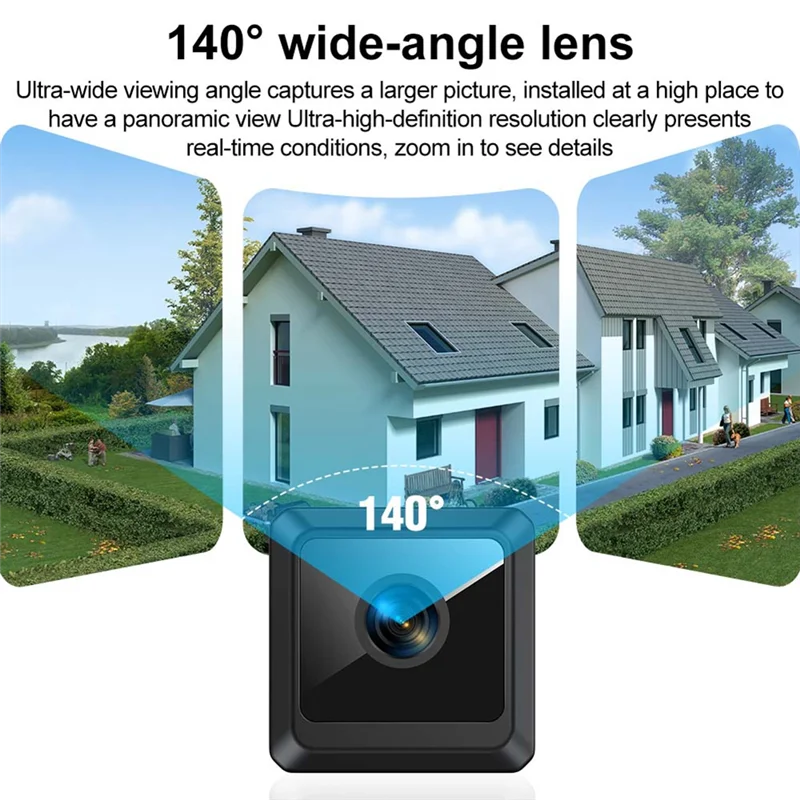 ABUO-Wifi 1080P HD Camera Night Vision Motion Detection Surveillance Camcorder Loop Recording Security Protection Cam
