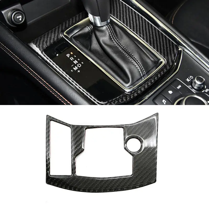 

Для Mazda CX-5 2017-2018 (только для леворульных авто) – накладка на панель электронного ручника из настоящего карбона, защитная отделка для стайлинга автомобиля