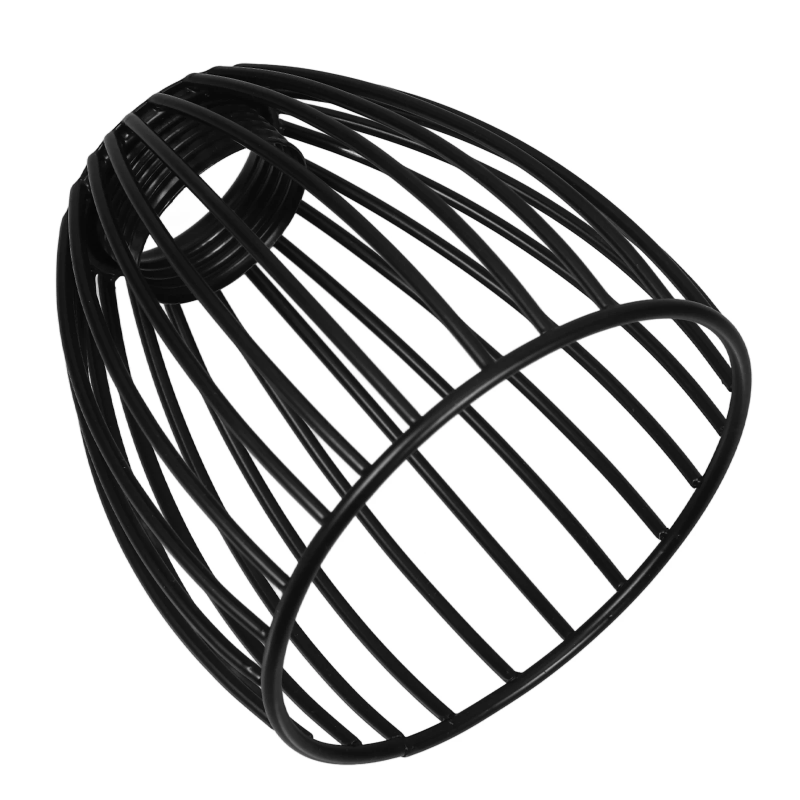 

Cage Lampshade Wrought Light Fixture Guard Clamp Shades Floor Parts Bulb Cover Drum Table Wall Sconce DIY