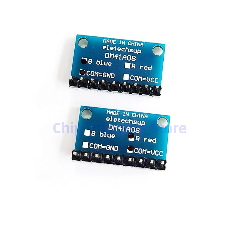 5 peças 3-24v 8 bits azul/vermelho ânodo comum/catodo módulo indicador led placa de ensaio kit de partida placa para arduiuo nano uno mega2560