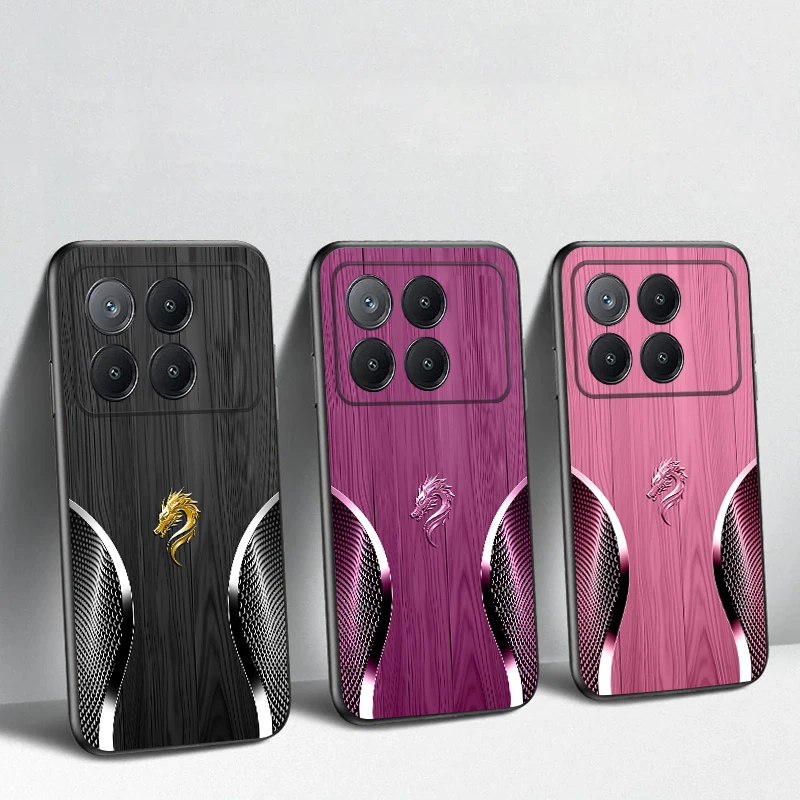 

Golden Dragon Head For Xiaomi Poco X7 M7 Pro 5G M5 X4Pro M4 6 4G C65 75 F6 F5 X6 5 7 X5 F7 Ultra M5S 4Pro 5G soft phone case
