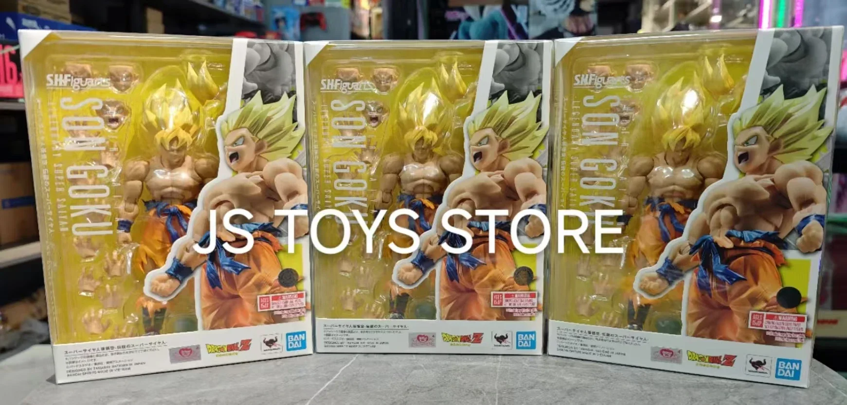 Bandai S.H.Figuarts SHF Super Saiyan Son Goku 3.0 The Legendary Super Saiyan Dragon Ball Z Model Toy