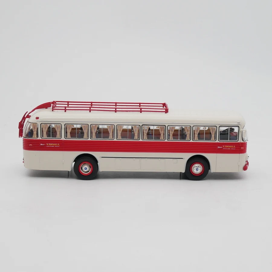 Diecast Ixo 1:43 Scale Pegaso 6040 Monotral 1960 Picasso Pegaso Bus Spanish Coach Alloy Car Model Collectible Toy Gift Souvenir