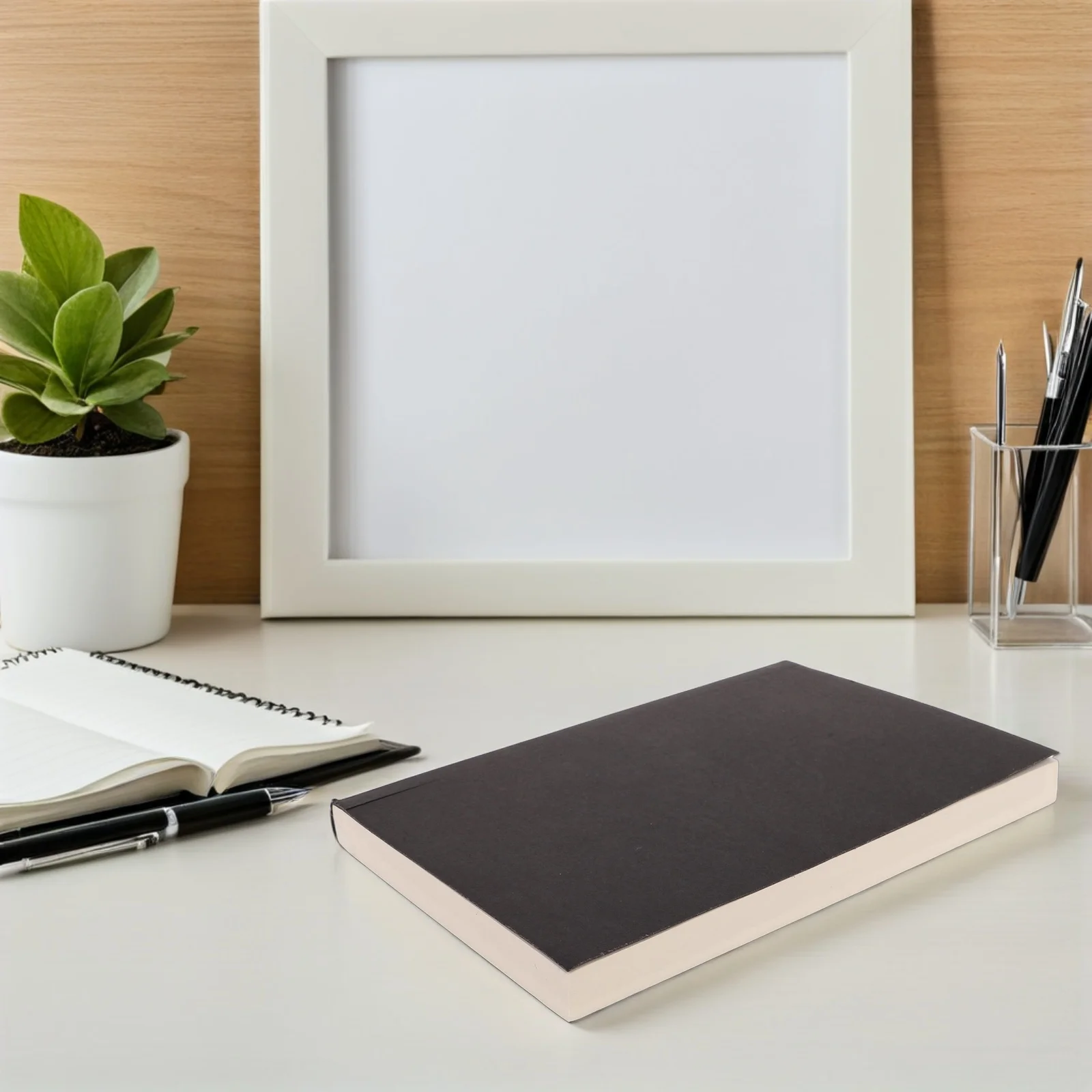 368 stron Gruby notes z papieru kraft, czyste kartki do rysowania, szkicowania, prowadzenia dziennika, szkicownik artystyczny, notes bez linii dla uczniów