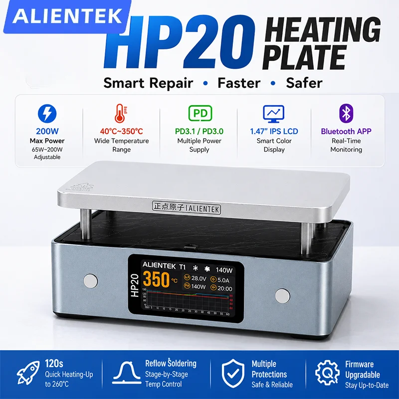 ALIENTEK HP20 Heizplatte 200W  – Electronics Repair App Bewertung und Preis