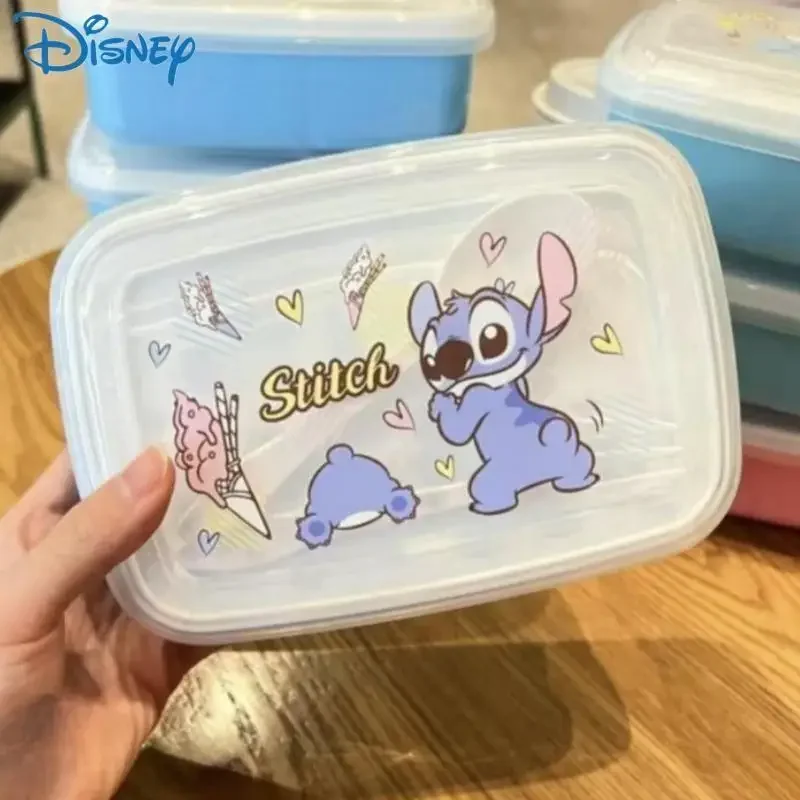 Disney Stitch Lunch Box Lunch Box Cartoon Cute Crisper Student Fruit Lunch Box Frozen Anna Elsa Party Gifts Cute