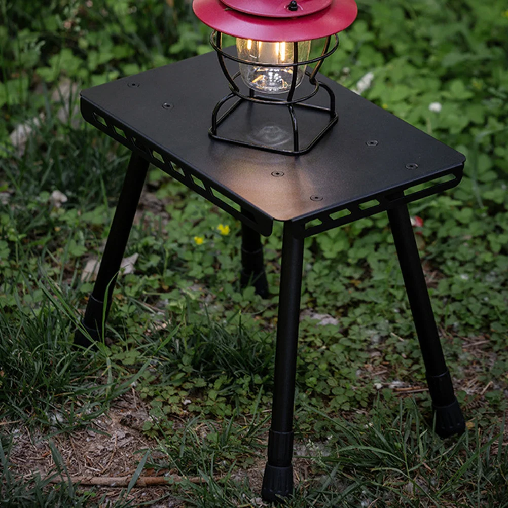 

Small Folding Camping Table Stable Iron Outdoor Picnic Hiking Portable Grill Table Camping Accessories Grill Tables for Outside