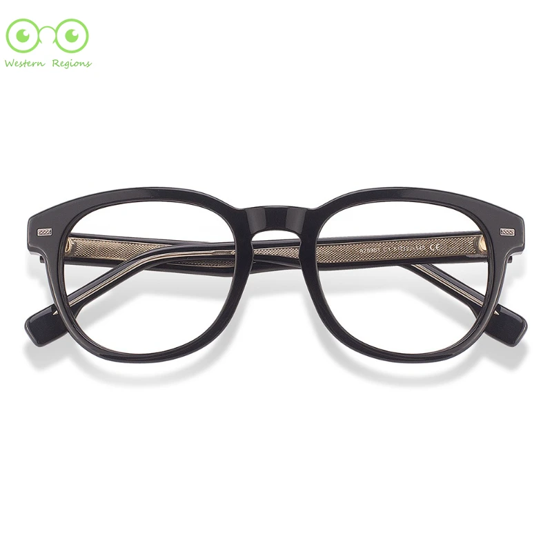 

New handmade designer style high-quality acetate ACETATE men's optical frame can be matched with myopia