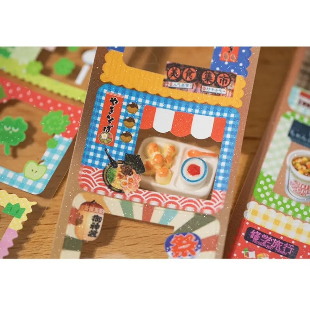 2025 Showa Memory Series Washi Tape Kawaii Linda cinta adhesiva decorativa hecha a mano Collage adhesivo