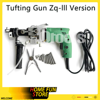 Zq-Ill Professional 2 In 1 Electric Carpet Tufting Gun Loop Pile Cut Pile Kits Hand Gun Machine Pneumatic Customize Tufting Guns