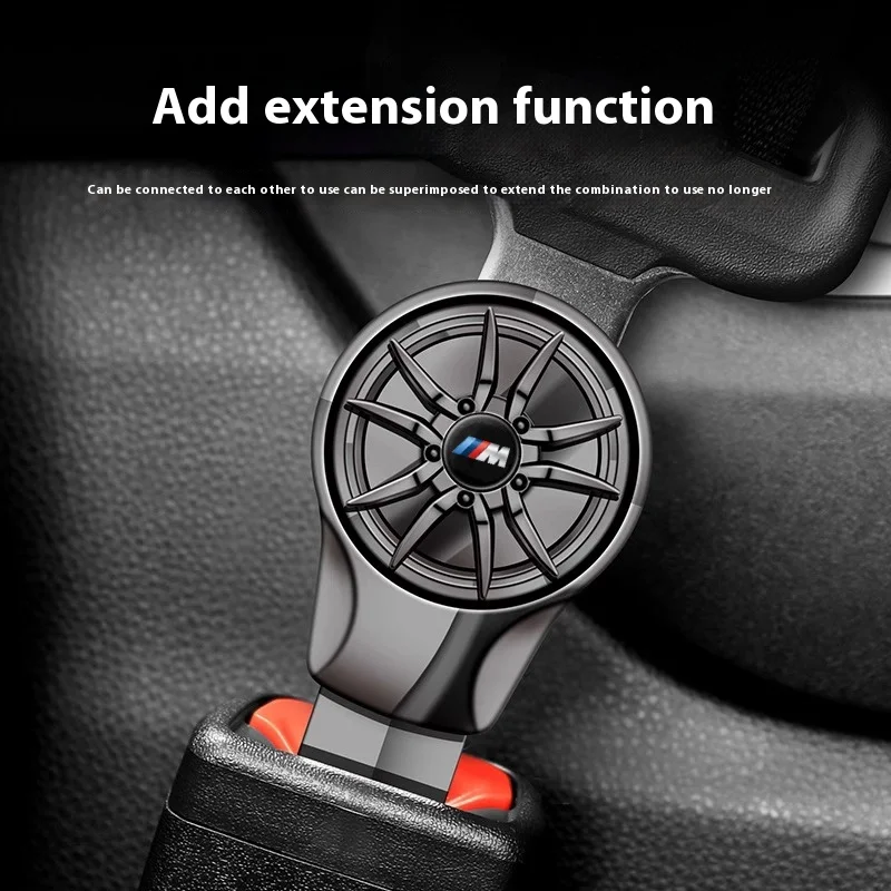 Car Zinc Alloy Safety Strap Lock Buckle Extender Plug For BMW M Power E39 E46 E60 E90 F10 F15 F20 F30 G30 G20 G05 X1 X3 X4 X5 X7