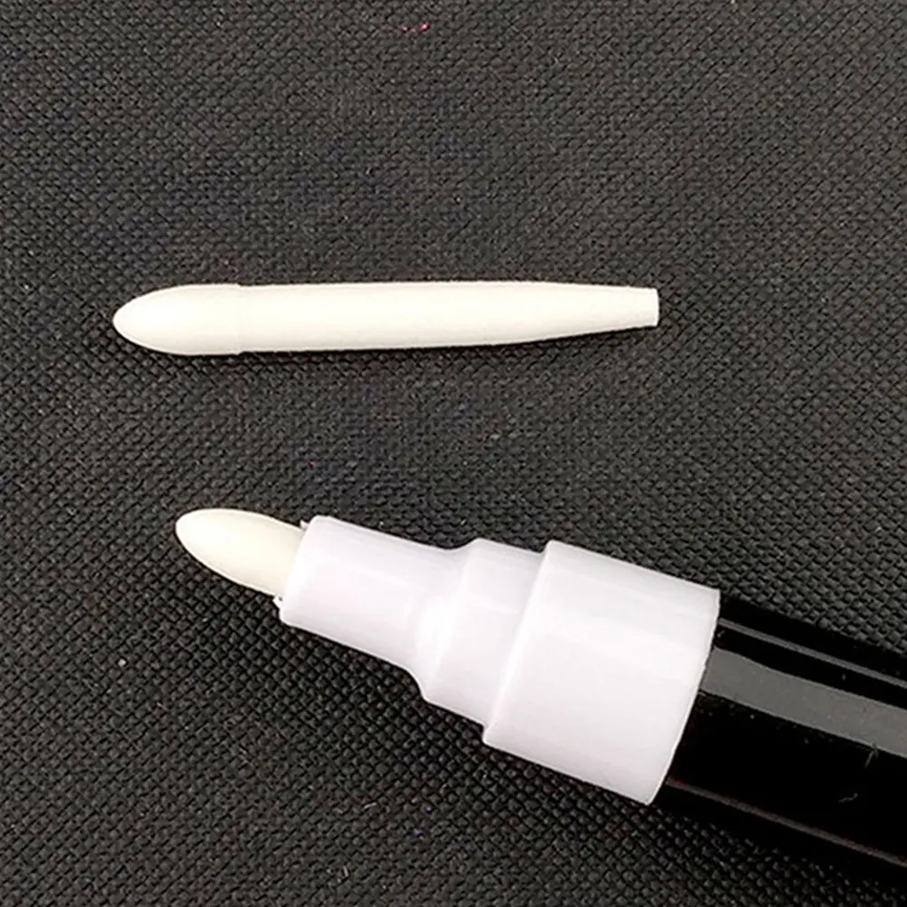 

30 шт. сменных наконечников для маркеров с тонким наконечником, высококачественный гладкий материал, увеличивающий срок службы маркера, портативные наконечники для масляных маркеров