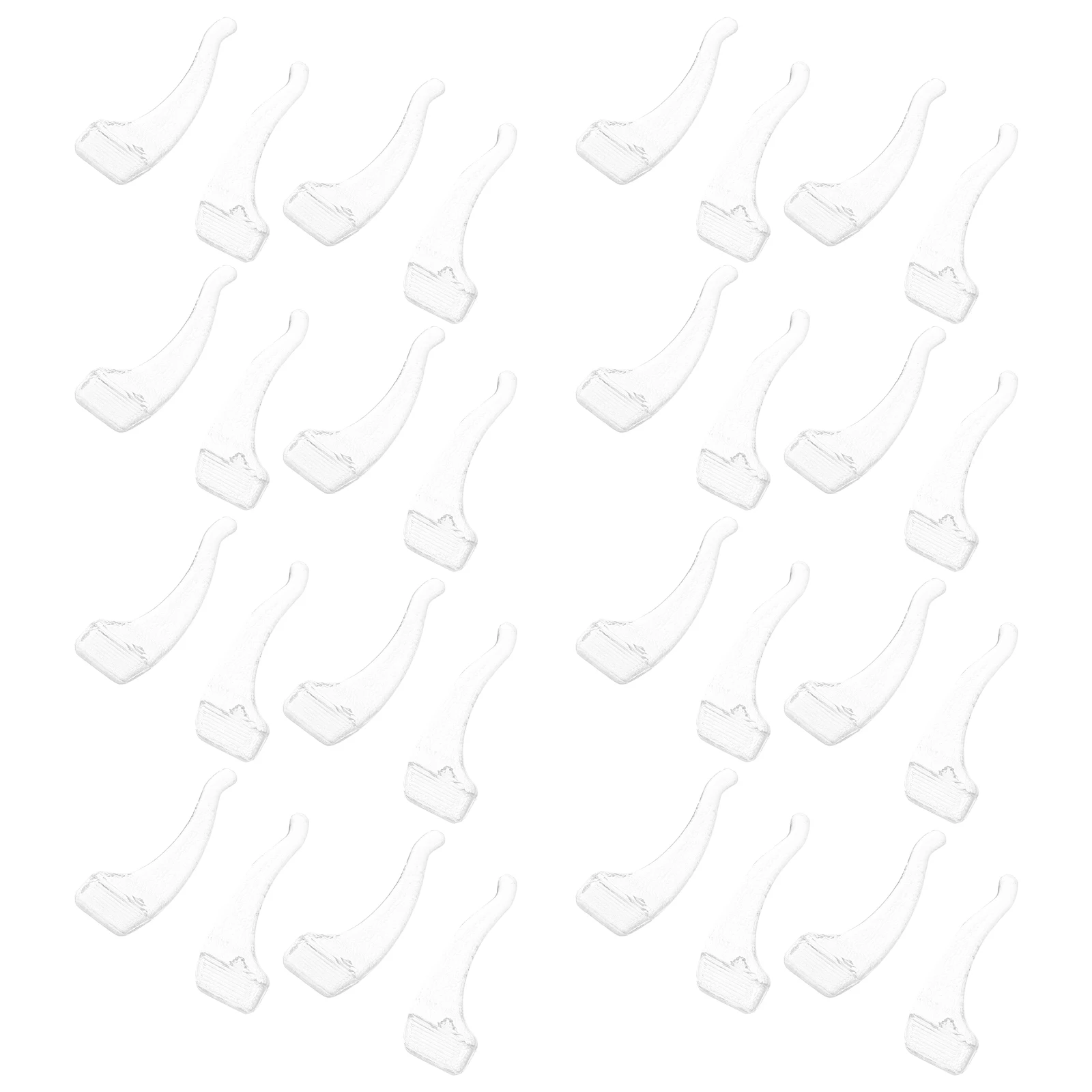 

50 Pairs Anti-slip Ear Hooks for Glasses Silicone Sleeves Temple Tips Sports Eyeglasses Silica Gel