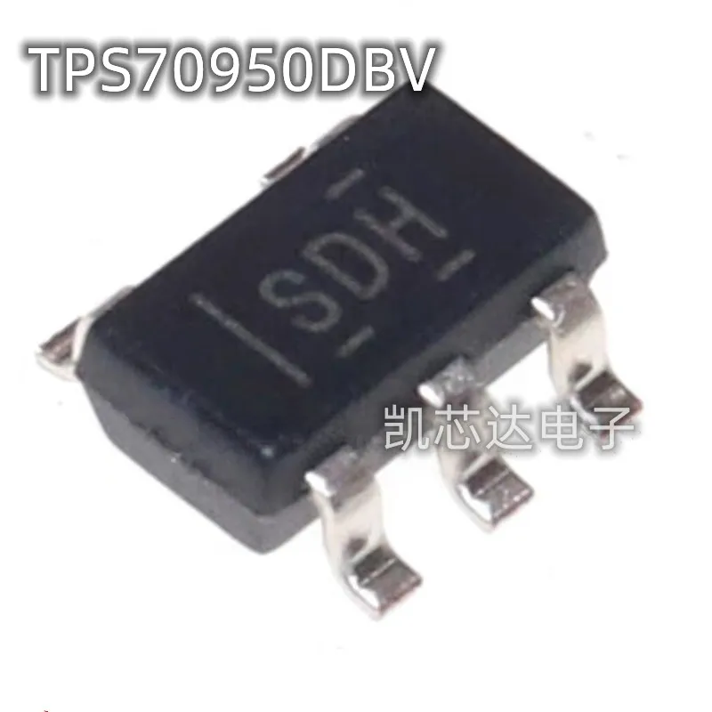 منظم انخفاض الجهد المنخفض (LDO) رقاقة IC ، TPS70950DBV ، tps7050dbvr ، الرمز: SDH ، جهاز كمبيوتر لكل قطعة ، سلسلة TPS709 ، عرض خاص