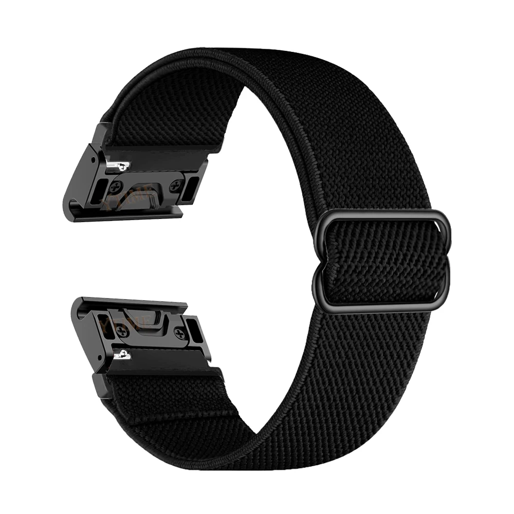 

26mm Nylon Loop Watchband Strap for Garmin Fenix 5X Watch Quick Fit Wrist Band Belt For Garmin Fenix 5 Fenix5 Plus 22mm Straps