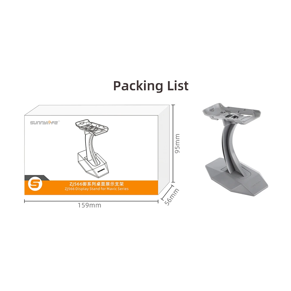 Foldable Desktop Display Stand Sturdy Plastic Desktop Exhibition Bracket Stable Support No Shaking for Mavic 3/Mavic 2/Mavic Pro