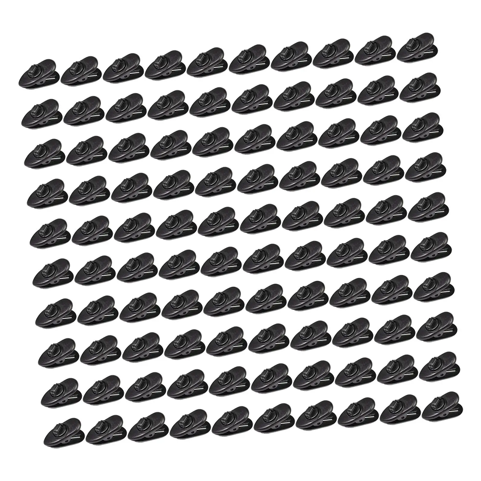 100Pcs Clips for Earphone Wire Headphone Mount Cable Clothing Holder Earphone Cable Clothing Clips