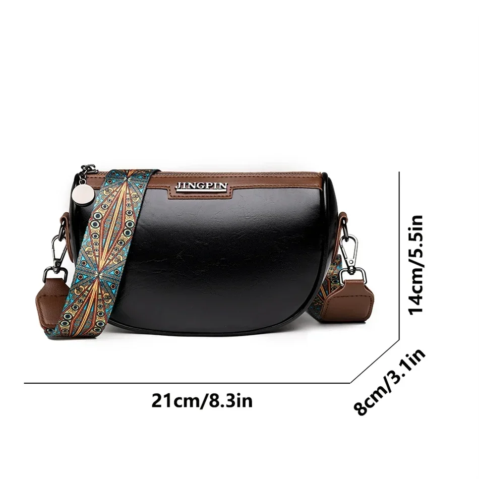 Vintage Female Small Shoulder Messenger Bag Ladies Soft Leather Crossbody Bags for Women 2024 Ladies Handbag Fashion Phone Bag