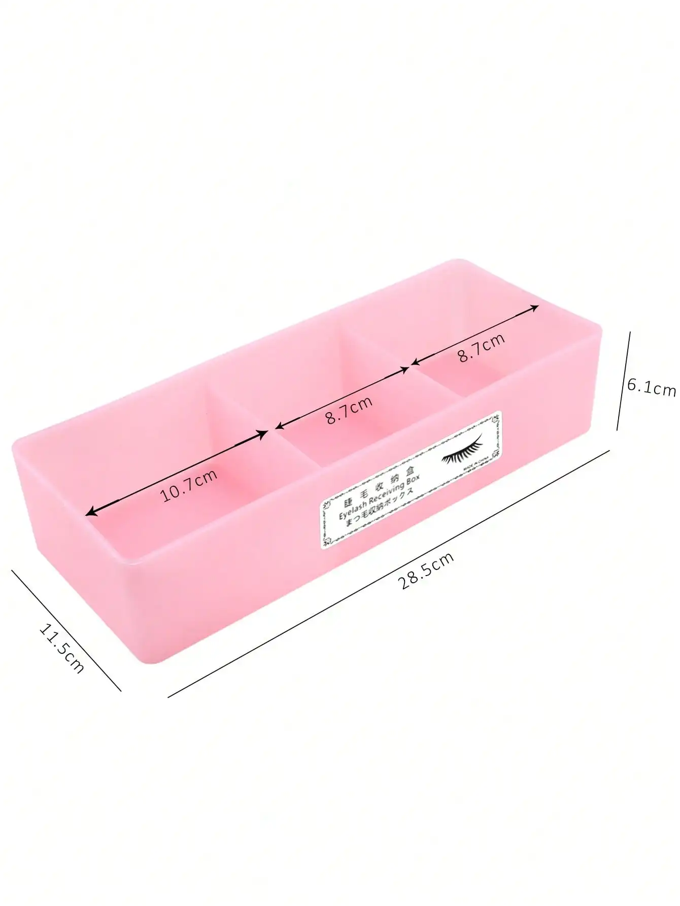 Large Capacity Eyelash Tool Storage Box For Lash Extension Tweezers Organization Cosmetic Eyelash Accessory Tool