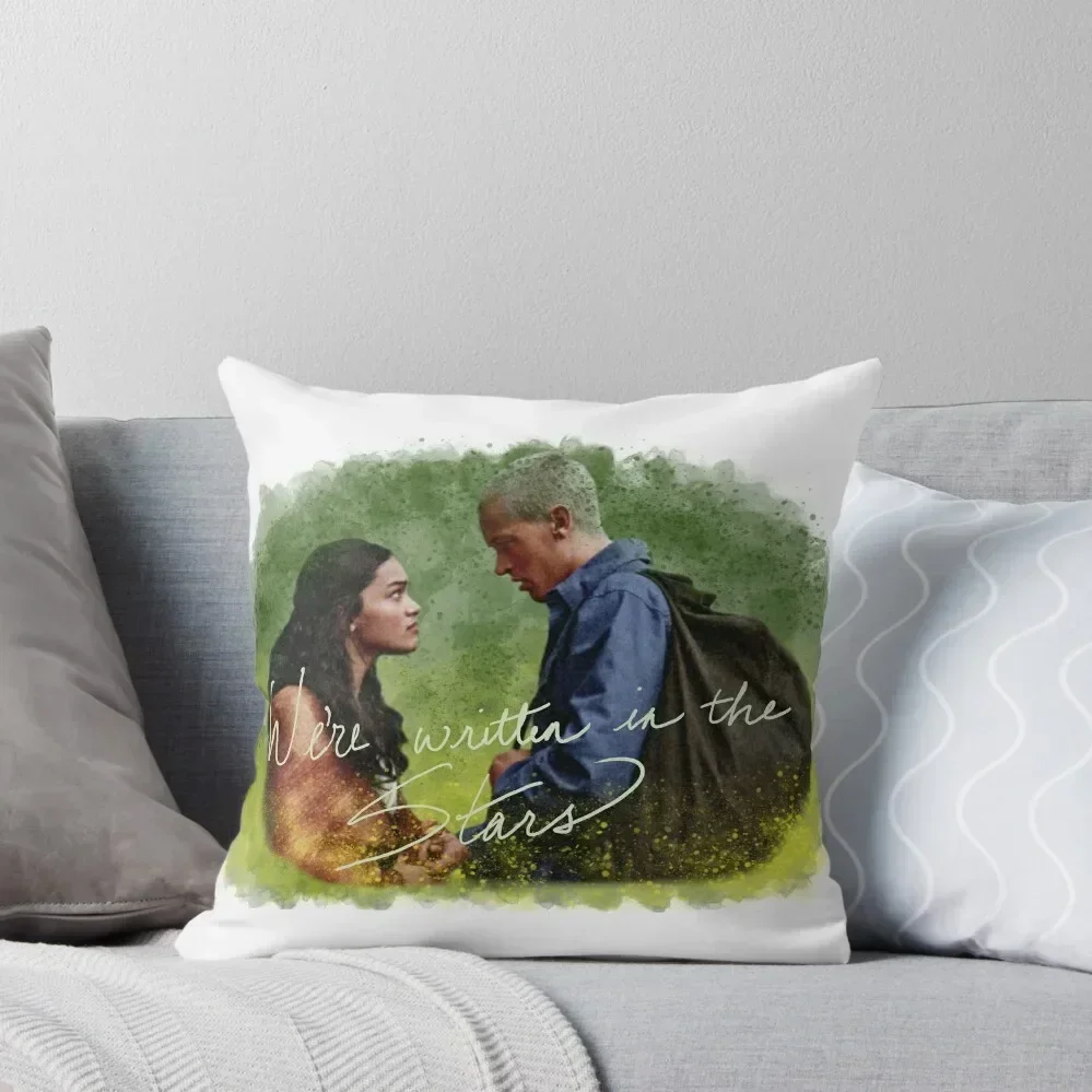 

Snowbaird - Written in the Stars with font Throw Pillow Plaid Sofa Decorative Cushions For Living Room pillow