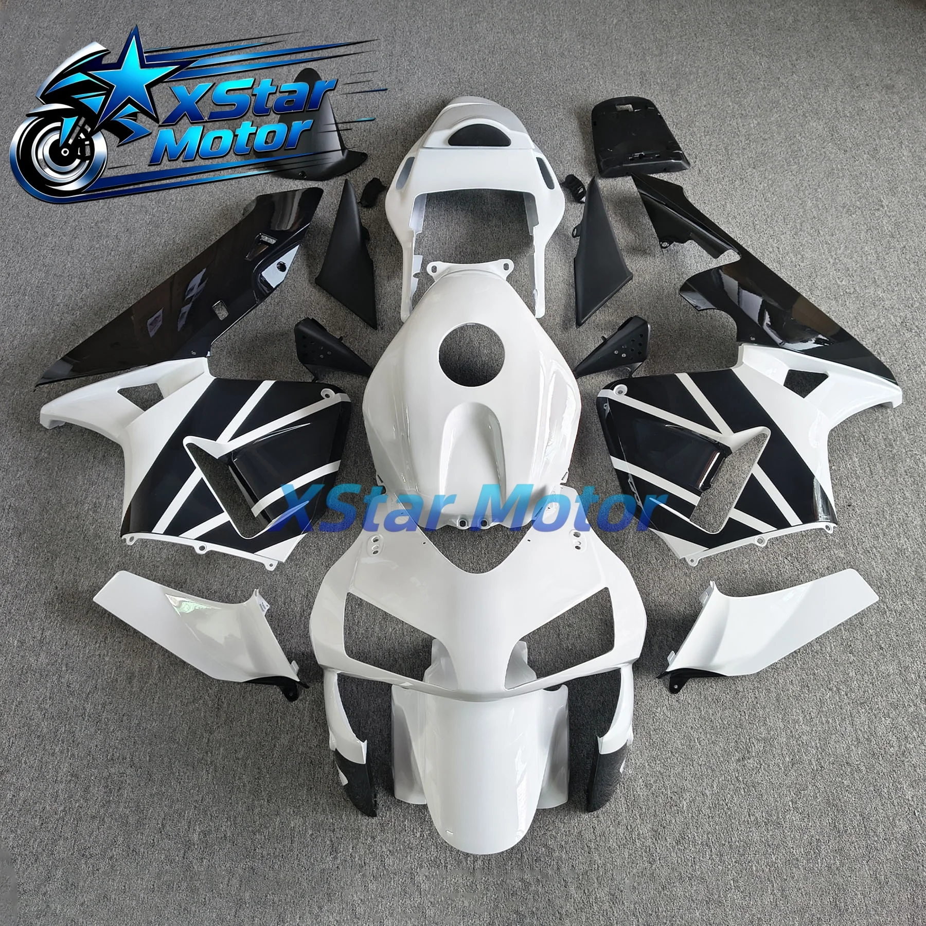 For HONDA CBR600 RR CBR600RR F5 2003 2004 Carbon Fiber Paint Fender Fuel Tank Side Panel Fairing Kit Motorcycle Accessories