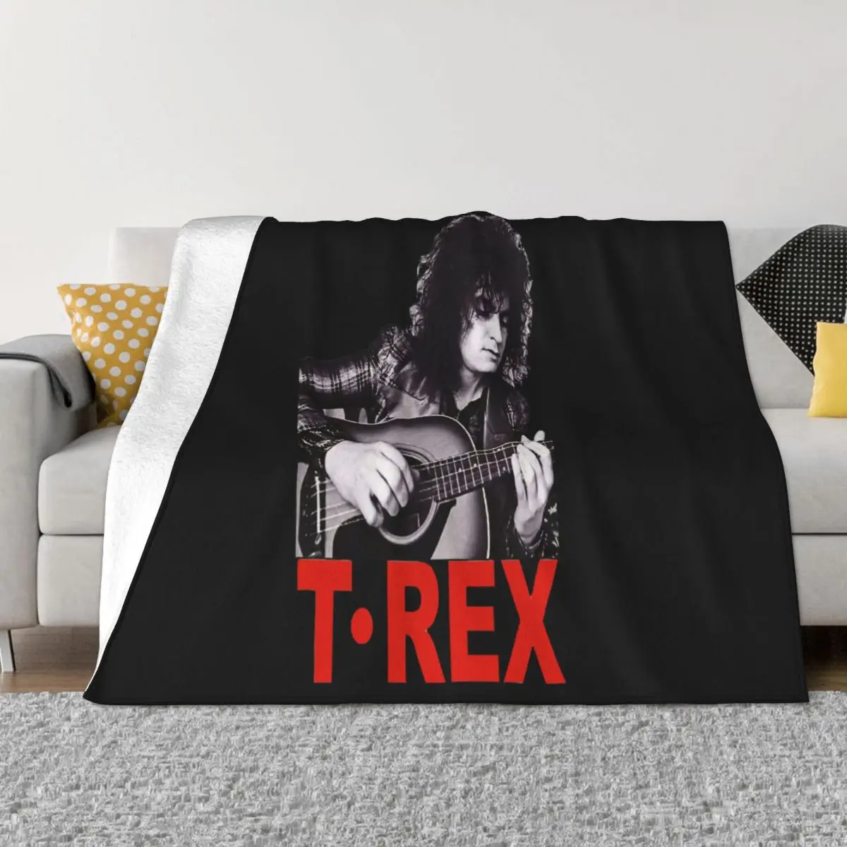 Marc Bolan Trex Slider English Singer T Vest Top Men Women Unisex 123 Hip Hop Game Customized Better Throw Blanket