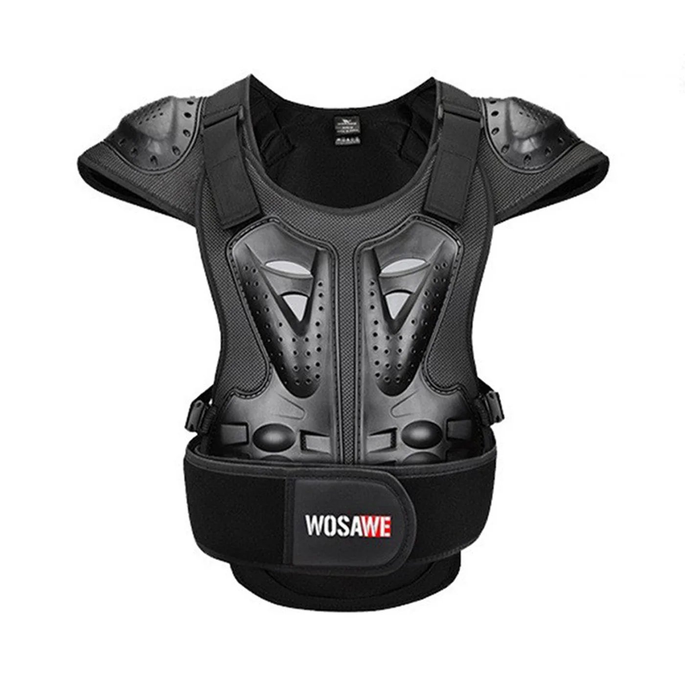 WOSAWE Kids Chest Vest Motocross Waistcoat Motorcycle Chest Back Shoulder Vest Child Cycling Racing Skateboarding