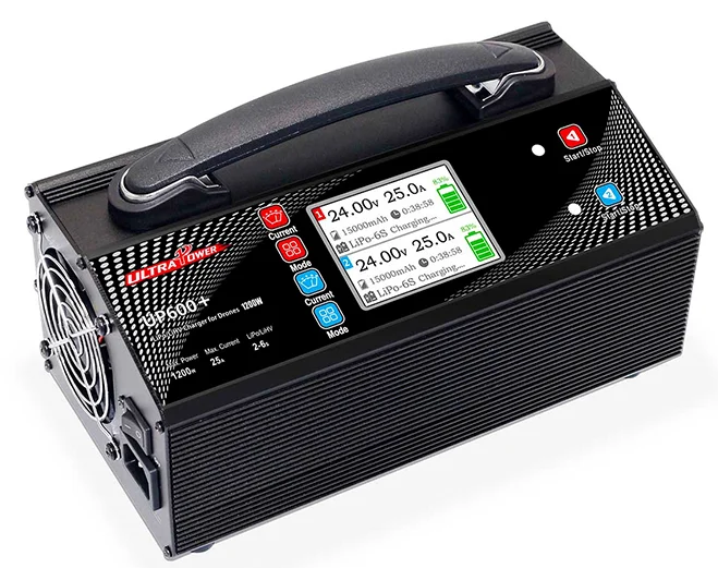 2025 ultra Power UP600+ HOT MODEL 1200W Battery Charger with 2 Channels for Lipo Battery Balance Charger