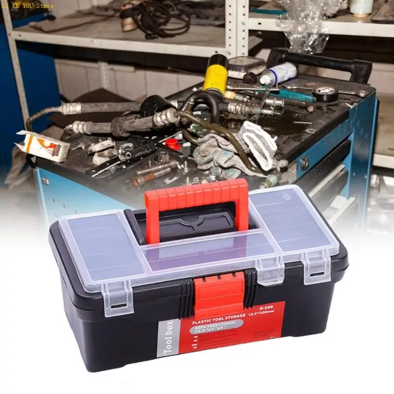 W3JE Tool Box Removable Tray พร้อมเครื่องมือ LID CARE CASE CASE FLY