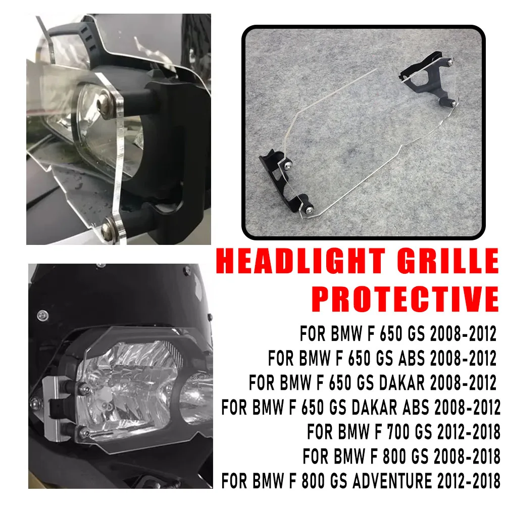 

Fashion Motorcycle Accessory Headlight Grille Guard Cover Protector For BMW F800GS Adventure ADV F700GS F650GS Twin 2008-2016New