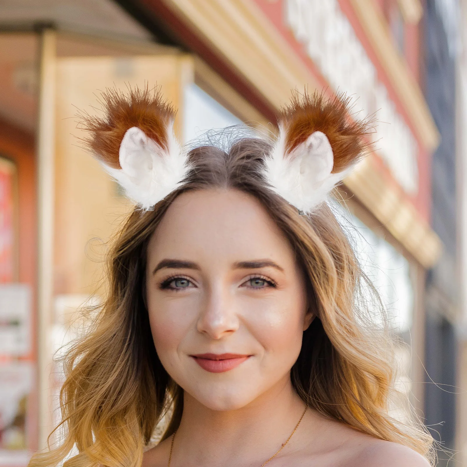1Set Vos Staart en Oor Hoofdband Kostuum Rekwisieten Creatieve Dier Cosplay Accessoires Party Carnaval Decoratie Cosplay Stuff