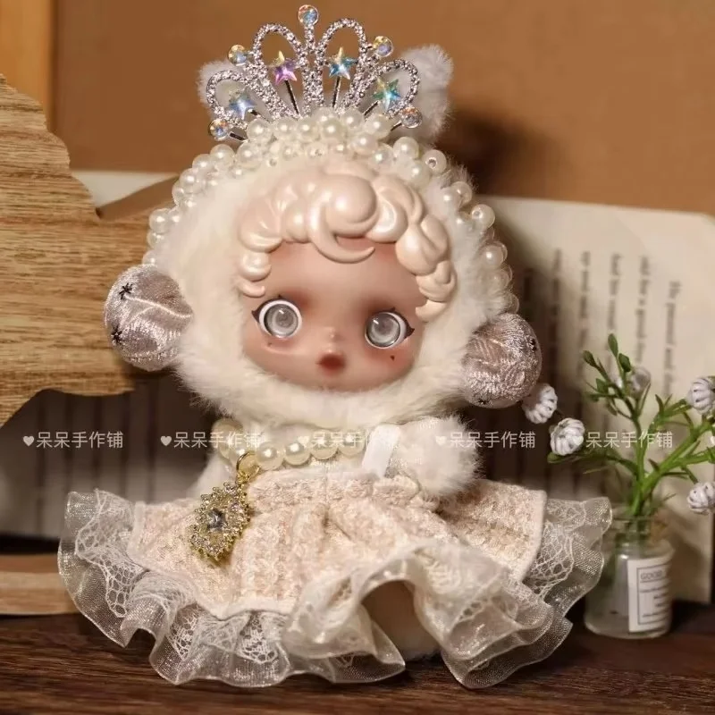 Skullpanda DIY 人形服セット V1 V2 かわいいプリンセスドレス手作りビニール人形コスチュームアクセサリー人形プレイセット用