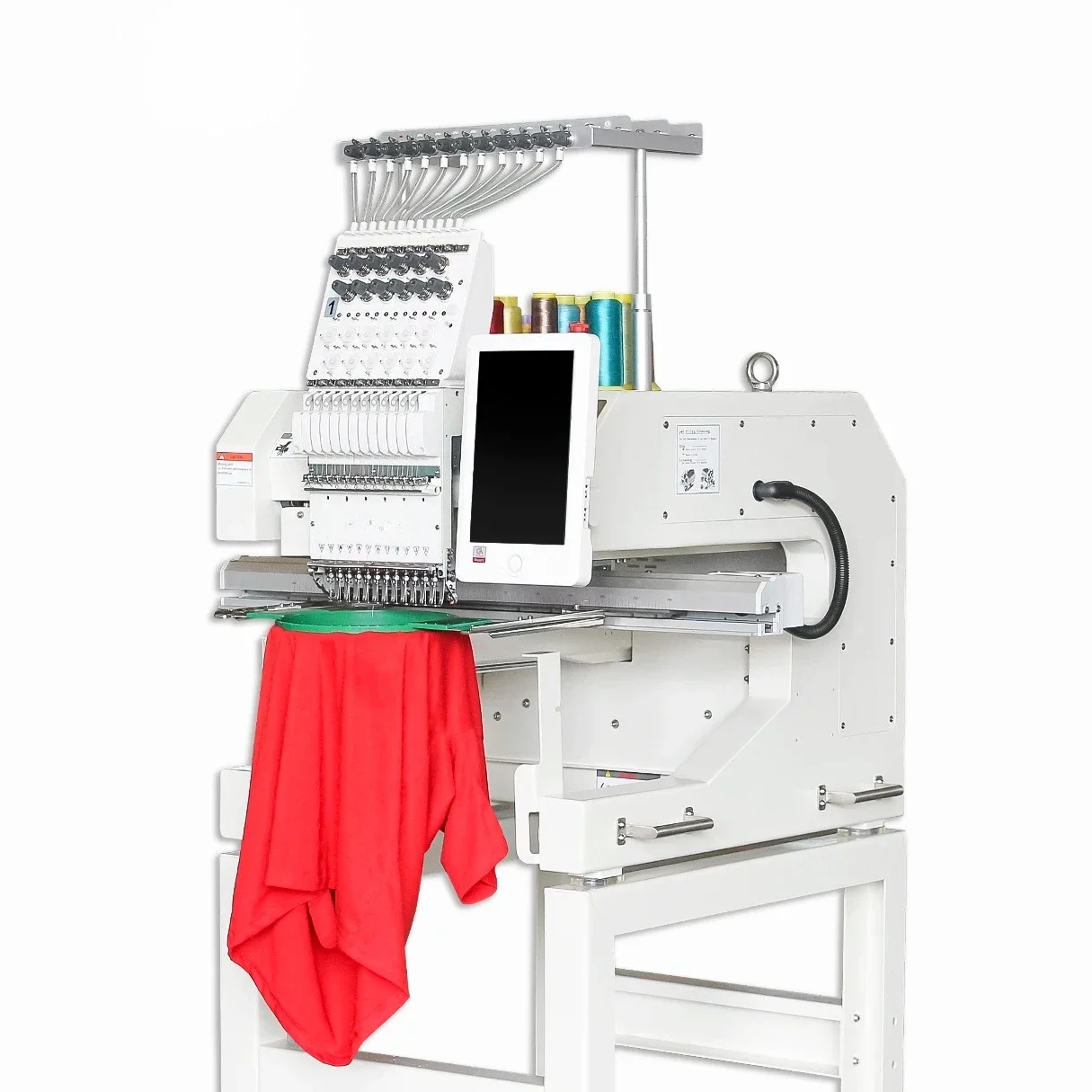 

JCM-1201 1 Head Embroidery Machine T-shirt Embroidery Machine High Speed logo Embroidery Machine