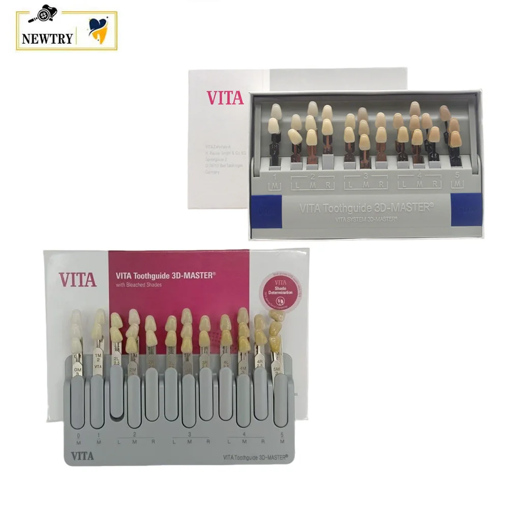 VITA Dental Shade Guide 3D-Master Porcelain Toothguide 29/16 Tabs VITAPAN Classical Resin Model Teeth Whiten Bleach Comparator