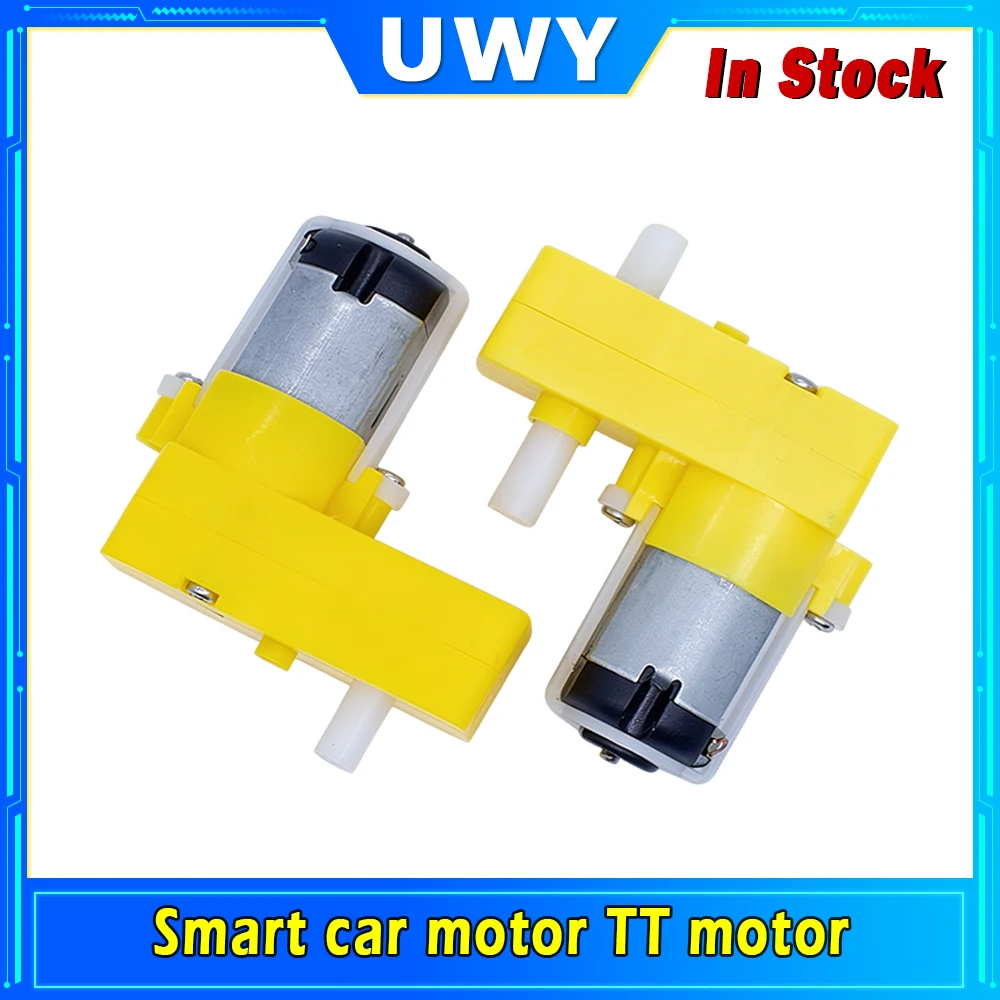 TT Gear Motor DC 3V-6V 1:48 Reduction L-Shaft Single/Dual Axis DC Gearbox Motor For Arduino Smart Robot Car DIY Project