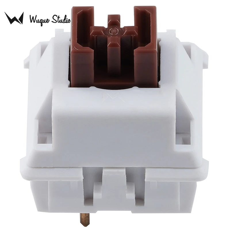 Wuquestudio WS Switch Brown tattile Feeling POM Stem custodia in Nylon supporto PCB a 5pin per tastiera meccanica