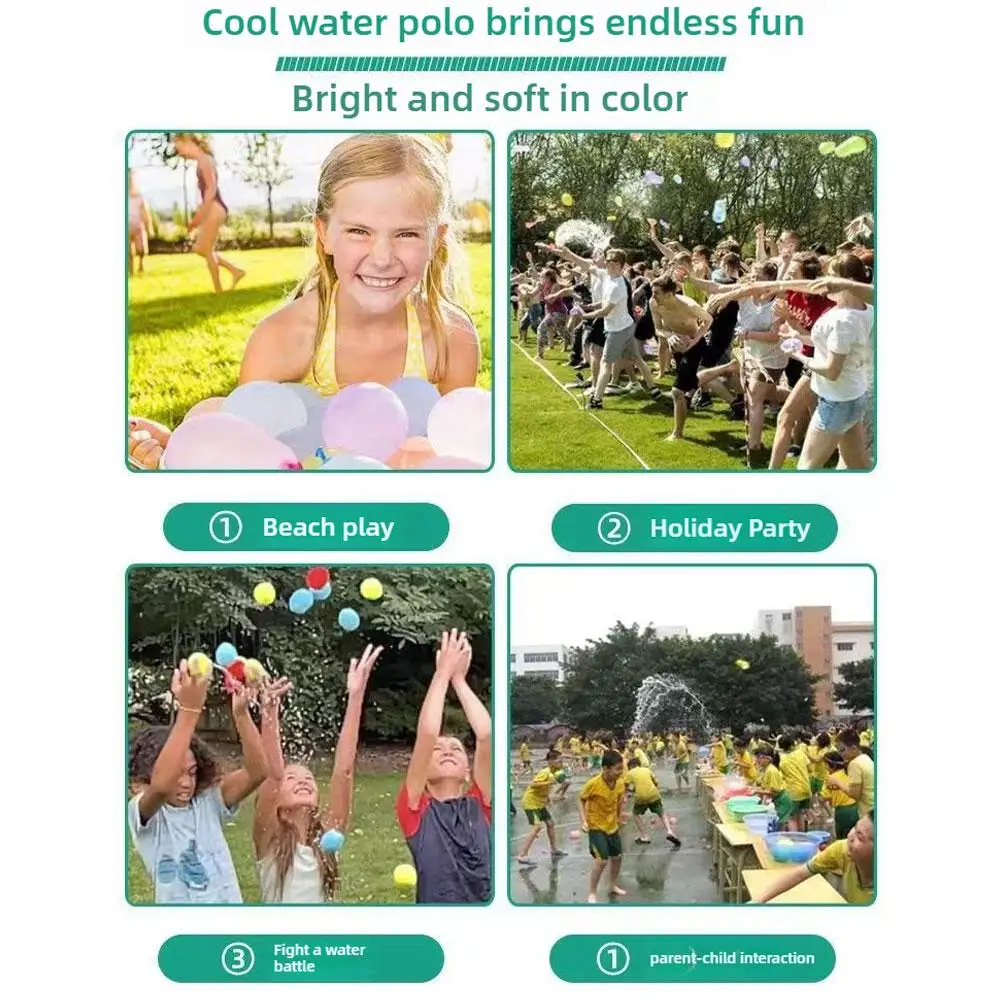Plastic Waterballon Pomp Outdoor Speelgoed Ballonnen Automatische knopen Water Filler Kit Draagbare Outdoor Fun Zand Zwembad Waterspeelgoed
