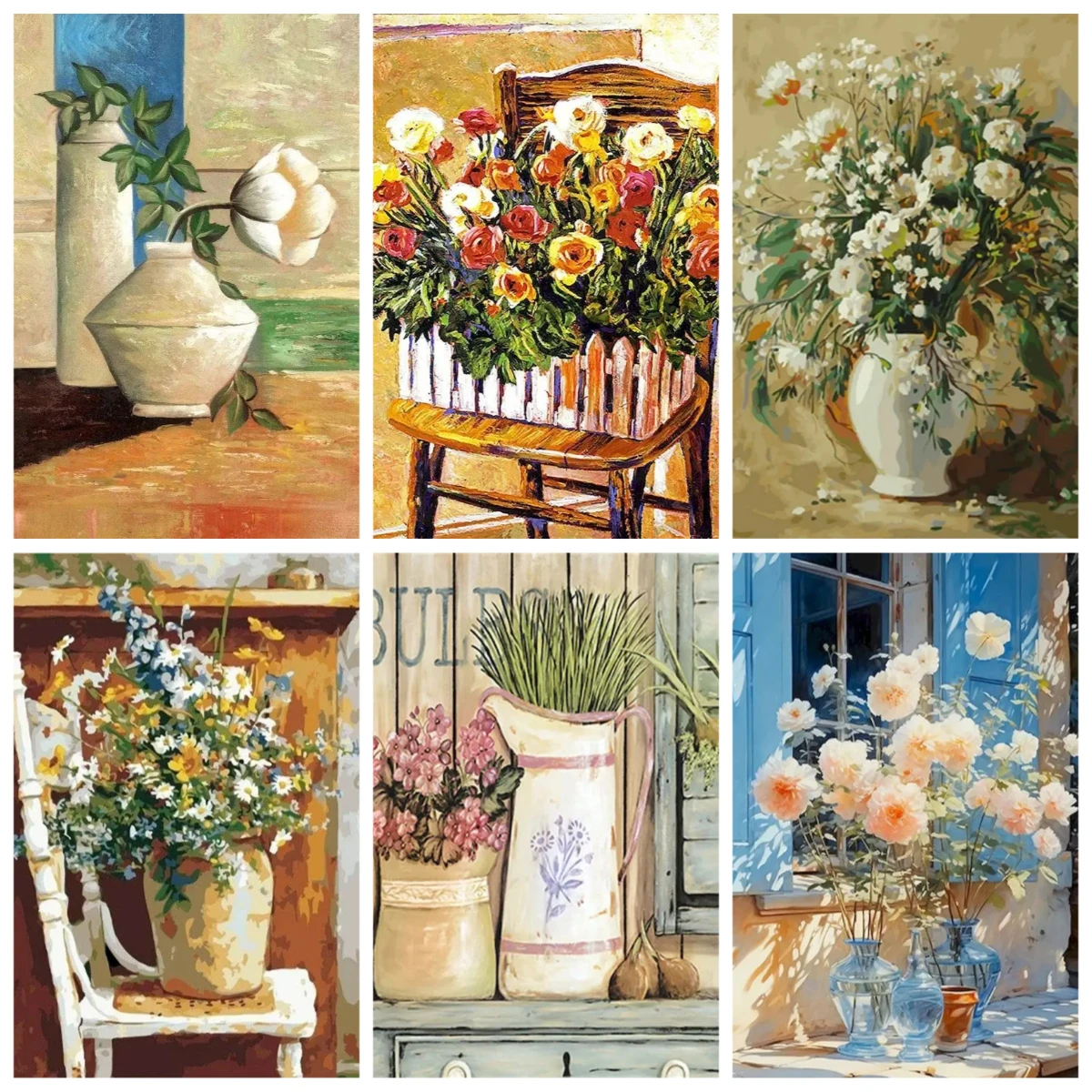 

500/1000 Pieces Jigsaw Puzzle Windowsill Flowers Jigsaw Puzzle Educational Toy for Kids Children 's Games Christmas Gift