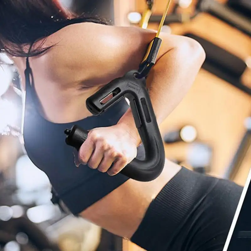 Neutral Grip Pull Up Handles Deadlift Lat Pulldown Rowing Attachment Portable Hooks For Barbell Row Deadlift For Home Gym