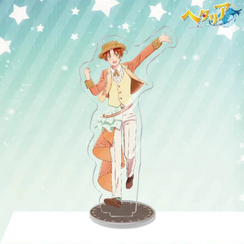 Hetalia Figure Feliciano Vargas Acrylic Stand Francis Bonnefoy Model Toy Keyring Arthur Kirkland Desk Ornament Anime Peripherals