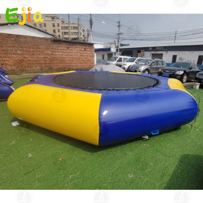 Inventory 16ft /5m Large Outdoor Water Toys Inflatable Water Trampoline Bounce Swim Platform For Adult Kids  Water  Sports