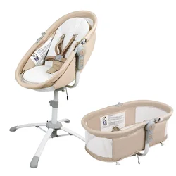 New three-in-one electric crib baby can sit and reclining rocking chair European-style dining chair lift cradle baby bed